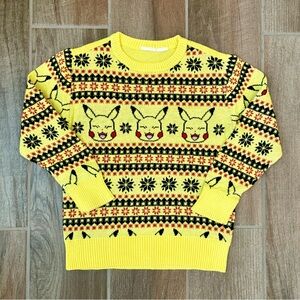 Pokemon Fair Isle Boy’s Holiday Christmas Sweater